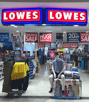 Lowes_Miranda_Shop_Front_m2sys-kronos-time-clock